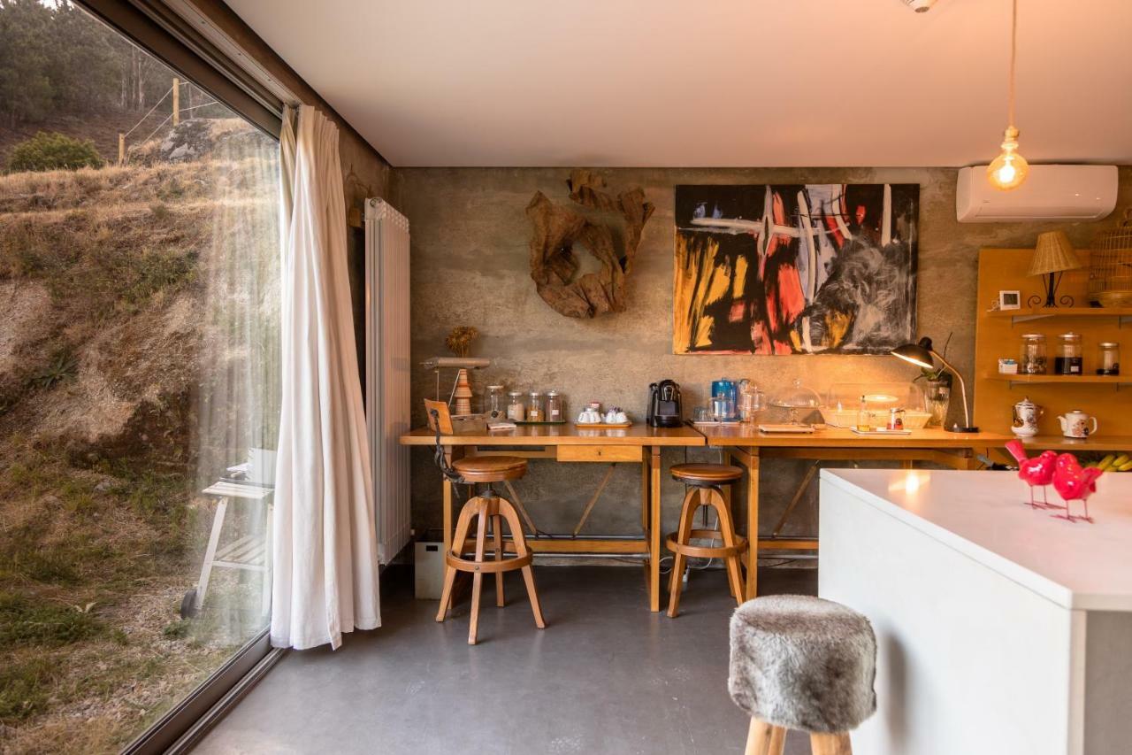 Casa De Campo De Torneiros Unhais Da Serra Bagian luar foto