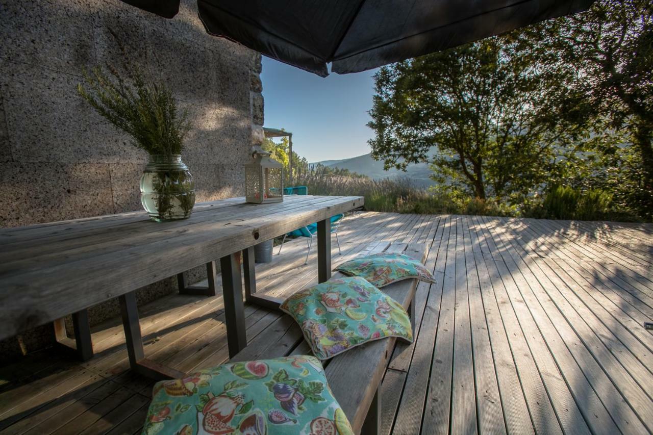 Casa De Campo De Torneiros Unhais Da Serra Bagian luar foto
